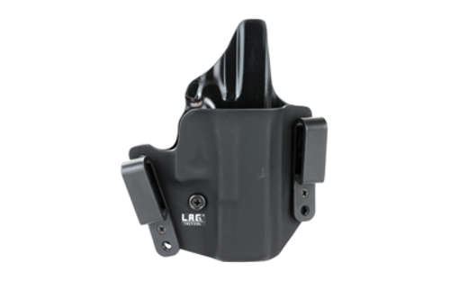 Holsters L.A.G. Tactical Inc. Defender LAG DFNDR FOR GLK 19 OWB/IWB BLK RH